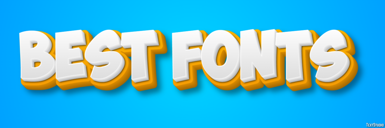 Best Fonts Text Effect