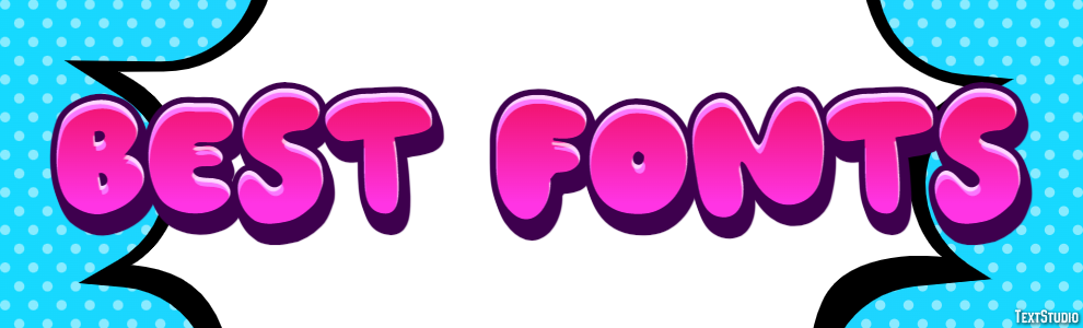 Best Fonts Efeito do texto