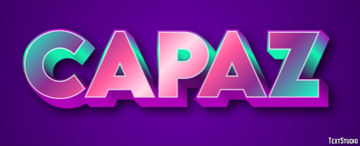 Capaz Efeito de texto