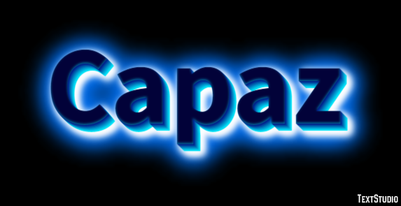 Capaz Efeito de texto