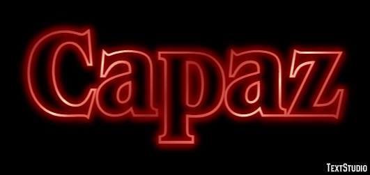Capaz Efeito de texto