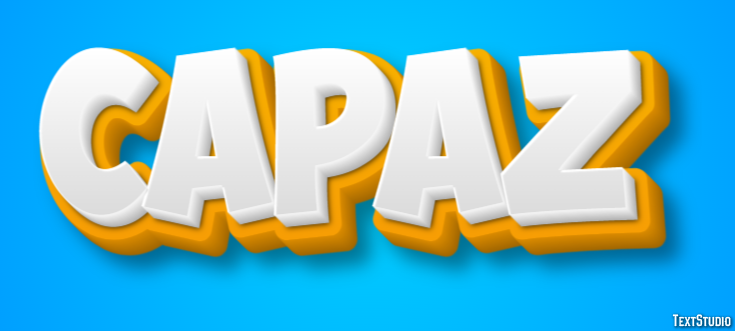 Capaz Tekst Effect