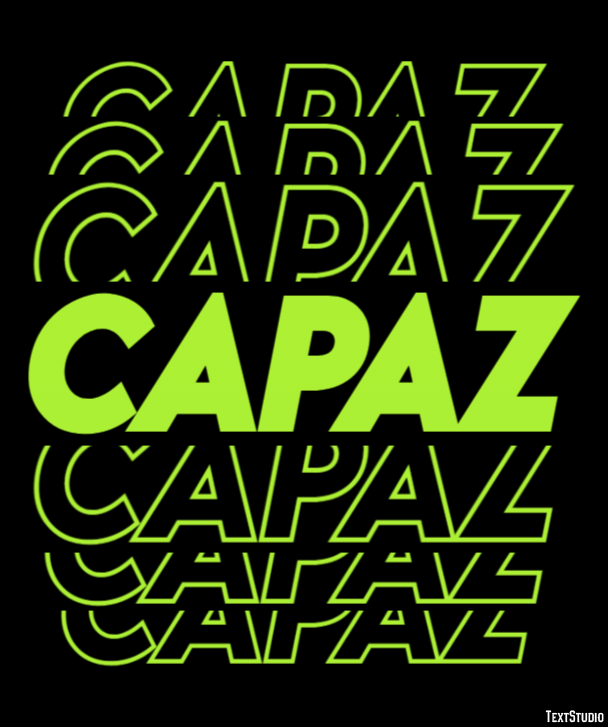Capaz Efeito de texto