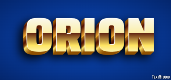 Orion Efekt tekstowy