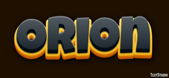 Orion Efekt tekstowy