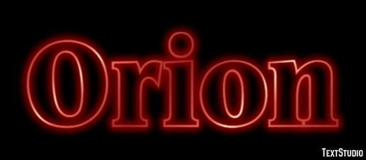 Orion Efekt tekstowy