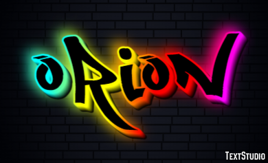 Orion Efekt tekstowy