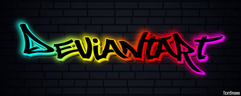 Deviantart Tekst effect