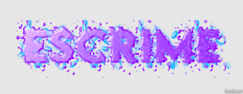 Escrime Effetto testo