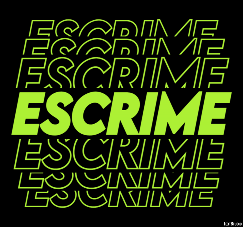 Escrime Effetto testo