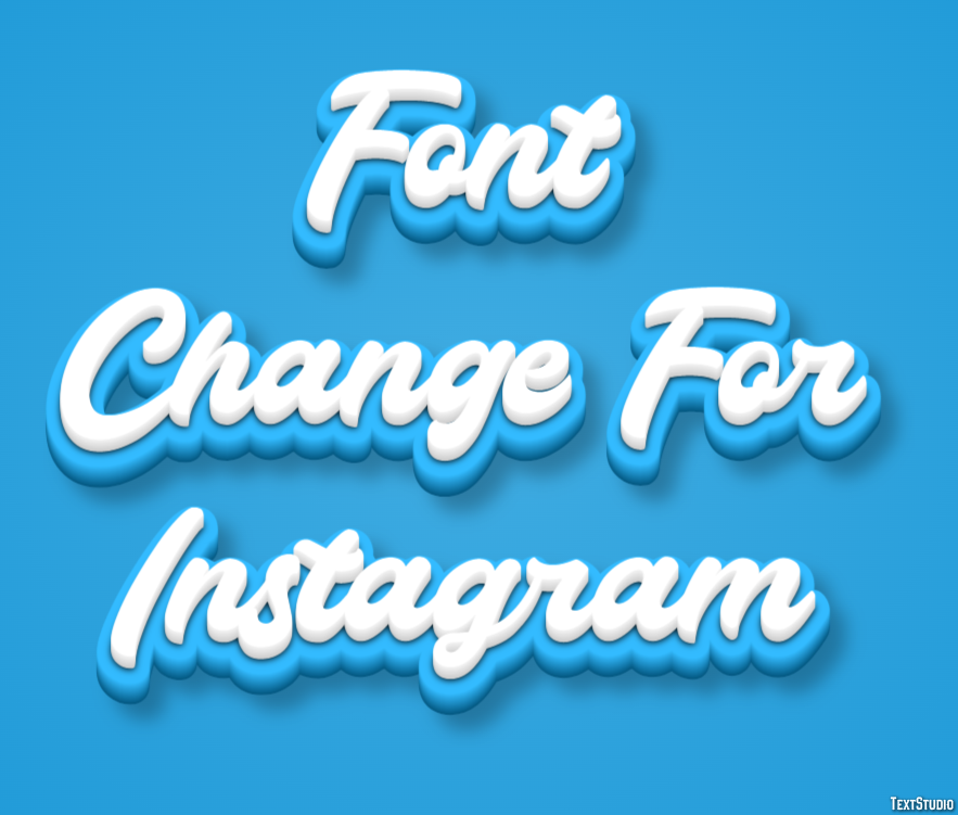 Font Change For Instagram テキスト効果