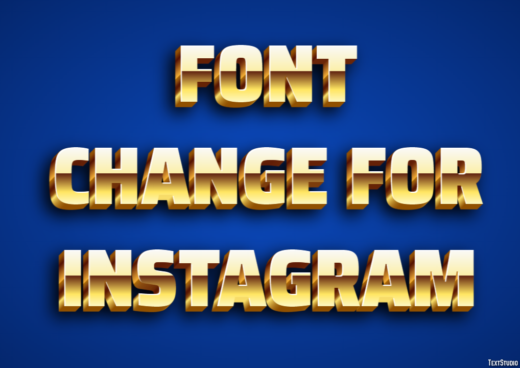 Font Change For Instagram テキスト効果