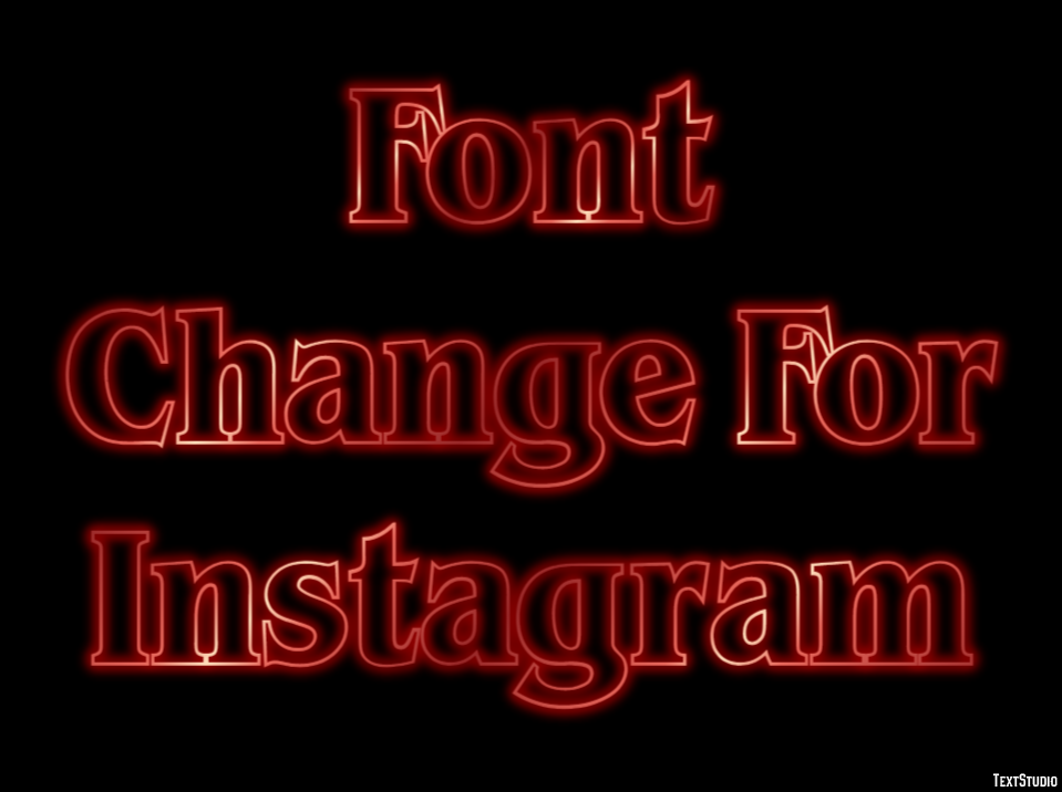Font Change For Instagram テキスト効果