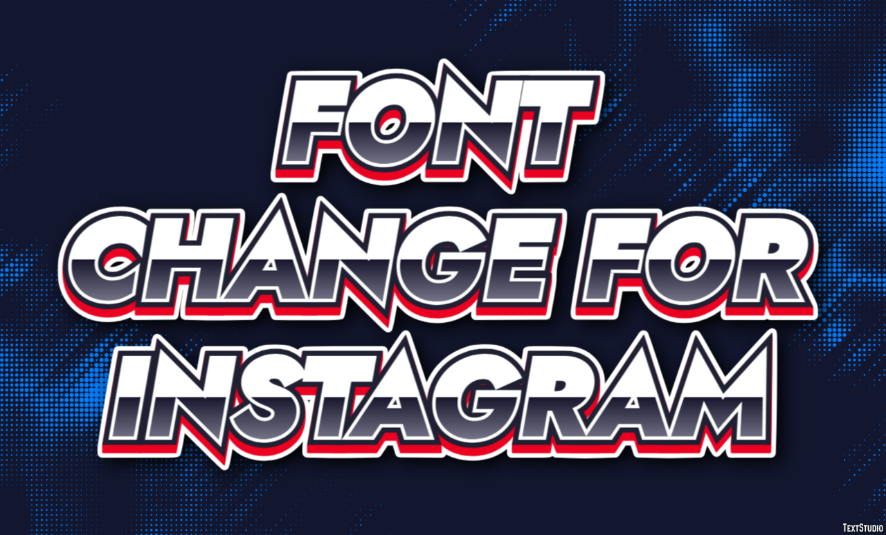 Font Change For Instagram テキスト効果