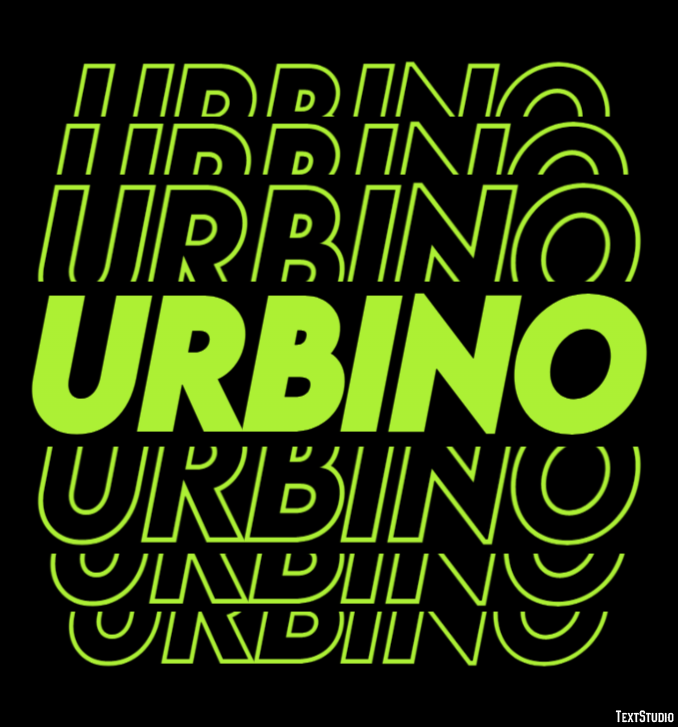 Urbino Efekt tekstowy