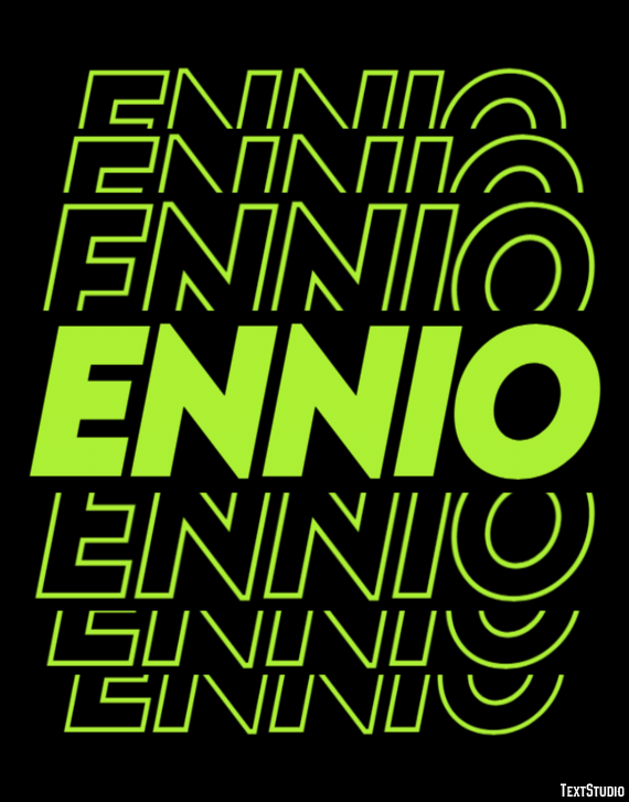 Ennio Effetto testo