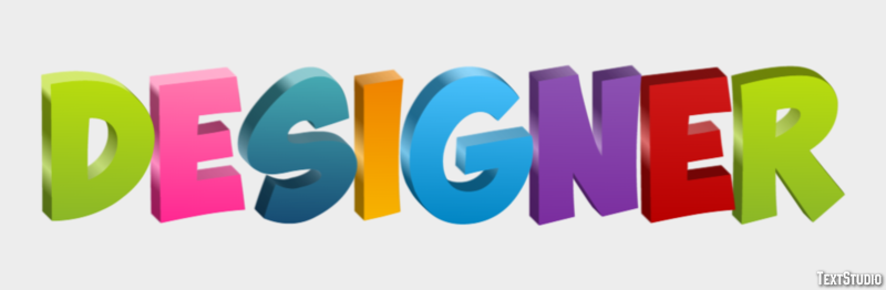 Designer Tekst Effect