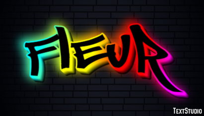Fleur Effet de texte