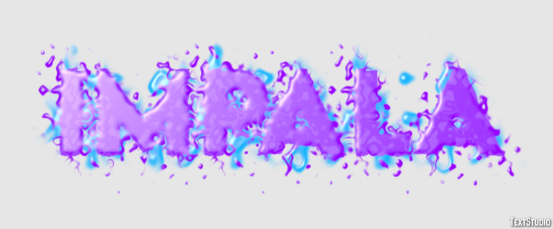 Impala Texteffekt