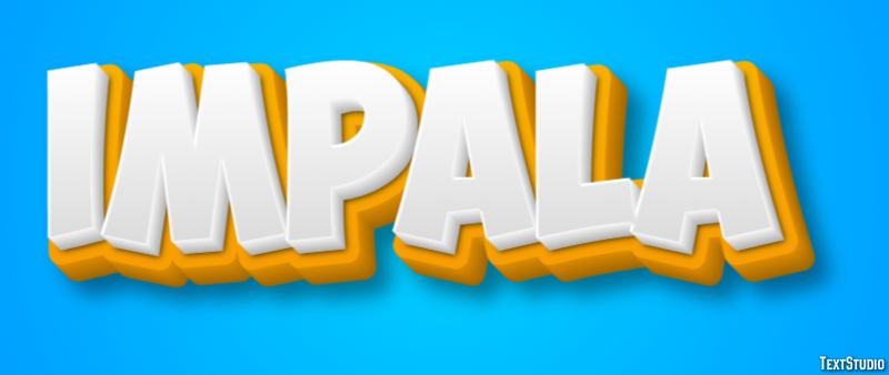 Impala Texteffekt
