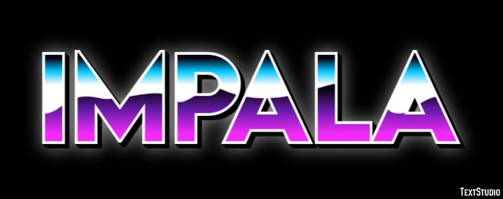 Impala Texteffekt
