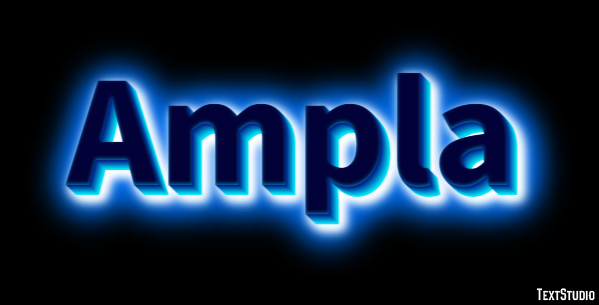 Ampla Efeito de texto