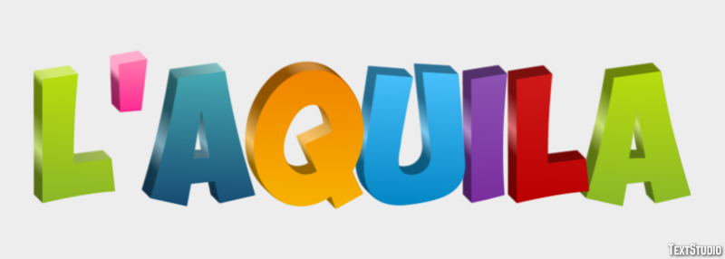 L'Aquila Efekt tekstowy