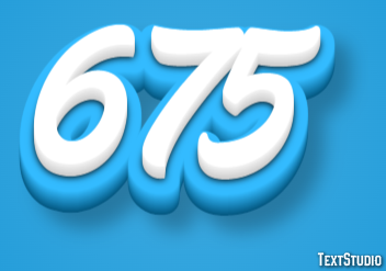 675 Efecto de Texto