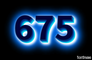 675 Efecto de Texto