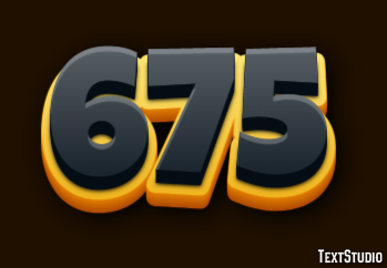 675 Efecto de Texto