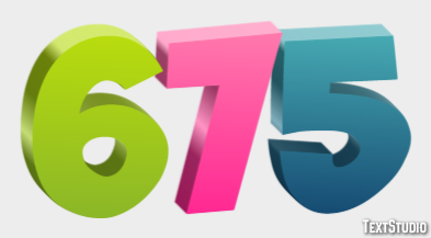 675 Efecto de Texto