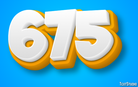 675 Efecto de Texto