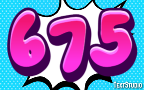 675 テキスト効果