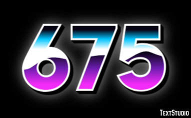 675 テキスト効果