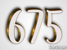 675 Efecto de Texto