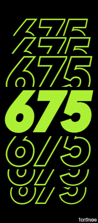 675 テキスト効果