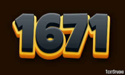 1671 Text Effect