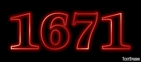 1671 Texteffekt