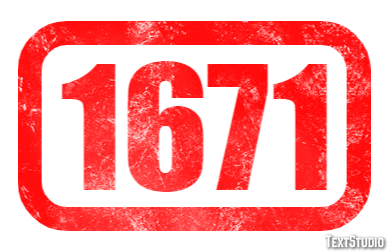 1671 Text Effect