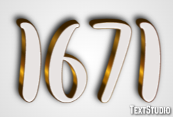 1671 Texteffekt