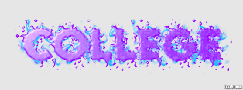 College Text Effect