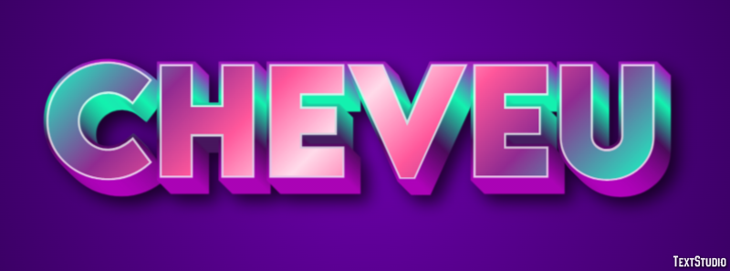 Cheveu Texteffekt