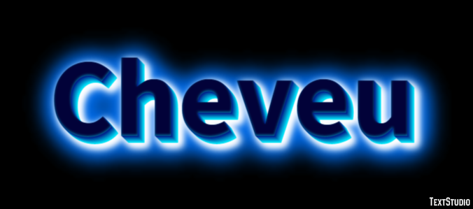 Cheveu Texteffekt