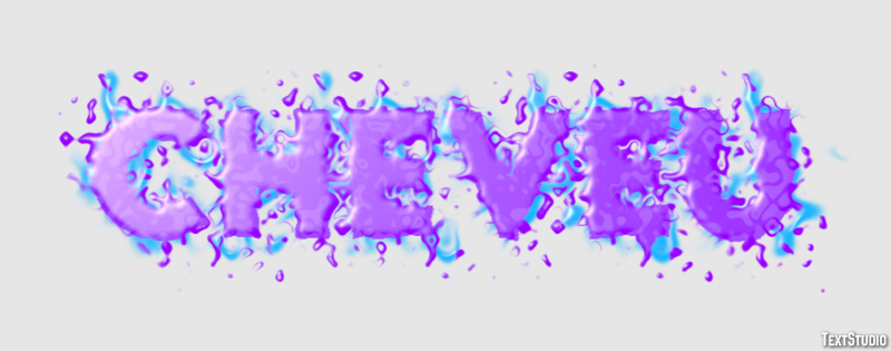 Cheveu Texteffekt
