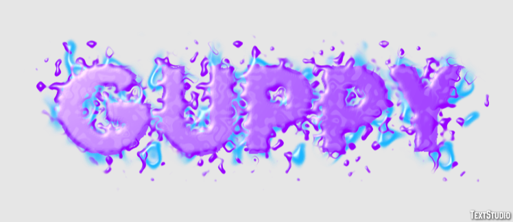 Guppy Effet de texte