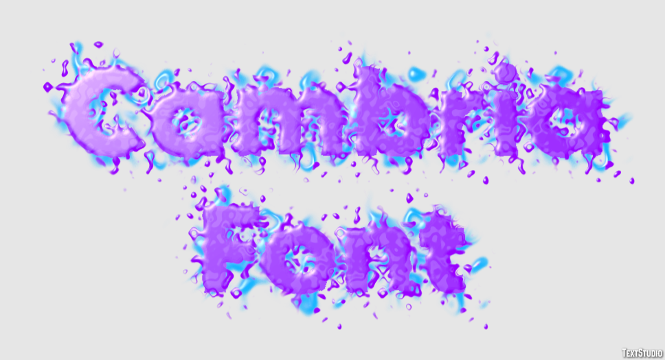 Cambria Font Tekst effect