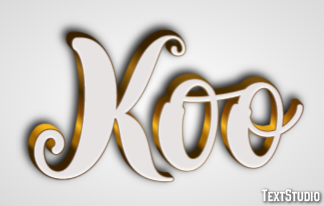 Koo Effet de texte