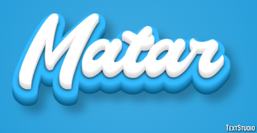Matar Efeito de texto