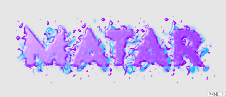 Matar Efeito de texto
