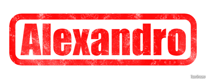 Alexandro Efeito de texto